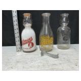Got Milk? Bottles 3 with spoon