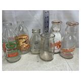 Vtg Milk Bottles