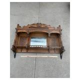 Beautiful Wall Shelf w/ Mirror, see description