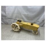 Walking tractor sprinkler