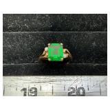 Ring Size 6.5 Marked 10K