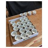 Vtg Chinese Red Dragon tea cups. 23