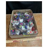 Flat of body piercing jewelry