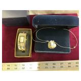 Montana Silversmith Watch & Necklace - see descrip