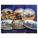 Set of Six Danbury Mint collector plates