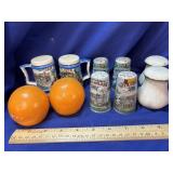 5 sets of Slat and Pepper Shakers