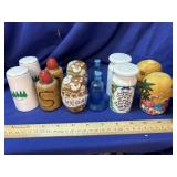 6 sets of Salt and Pepper Shakers