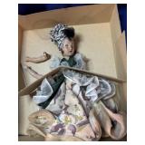 1940's Carnival style Sleepy Eye Doll.  Her head