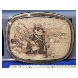 Vintage Fisherman Belt Buckle