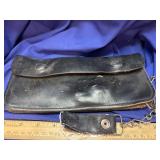 Leather Trucker or Biker's Wallet - 4 Compartment