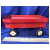 Metal Toy Farm Grain Wagon