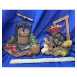 Two HOMCO Metal wall Decor