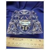 Quad Prism Lead Crystal votive Holder