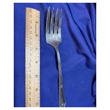 Vintage Silver Plate Meat Fork