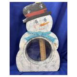 11' Snowman.  Remove the hat and fill with beads,