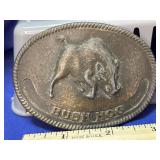 Vintage 1970's Bush Hog Belt Buckle