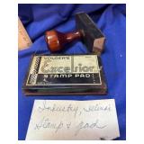 Vintage Grimm Bros., Industry, Illinois, Stamp