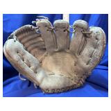 Vintage Leather Baseball Glove