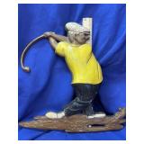 Sexton 1964 Metal Golfer Decor