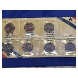 Copper and zinc pennies