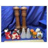 5 Sets of Salt and Pepper Shakers