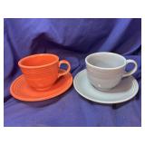 Fiesta Cups and Saucers