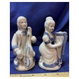 Victorian Porcelain musical Couple - Man has been