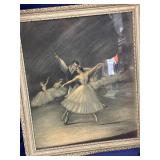 L. A. Loederer Framed Ballet Print 1950ï¿½s.