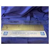 3 Advertising Rulers.  Two metal and one plastic