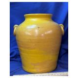 8 1/2ï¿½ Yellow Vase earthenware