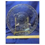 1928 Indiana Glass Birds and Strawberries 9ï¿½ Glass