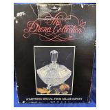 Miller Import Crystal candy Dish with Lid.  7