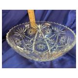 Anchor Hocking Star of David pressed glass 8 1/2ï¿½