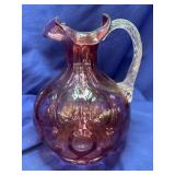 Fenton Cranberry Dot Ruffled Pictures