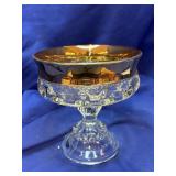 Vintage Colony Gold Crown Compote