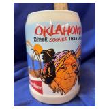 Budweiser Oklahoma Stoneware stein - West Germany