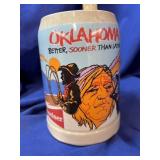 Budweiser Oklahoma Stoneware stein - West Germany