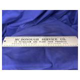 McDonough Service Co. - Macomb, IL metal ruler