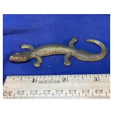 Vintage 3 1-2ï¿½ Solid Brass Lizard