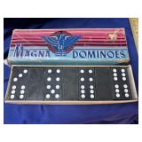 Hallam Magna Dominoes Double 6 set in original