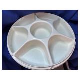 TupperWare Serving Center Divided Tray 13 1/2ï¿½