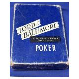 Lord Baltimore Poker Playing Cards