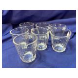 Seven Veladora MEZCAL glasses maybe 2.7 oz eaxh