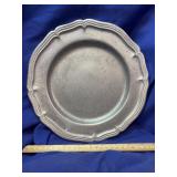 Wilton Armetale 10 1/2ï¿½ pewter Dinner Plate
