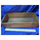 Dove Tailed Wooden Box - 6 1/2ï¿½ wide x 13 1/2ï¿½