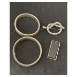 Bracelets and Brooches