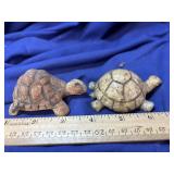 Vintage Hand Made Turtles about 3ï¿½ each.  See