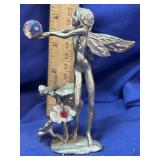 1988 Rawcliffe Fantasy Pewter Fairy Figurine