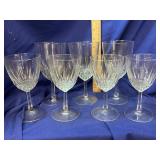 Luminarc Diamant Crystal Stemware - 3 goblets and