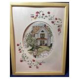 Vintage Framed Needlepoint picture
